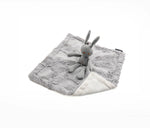 Load image into Gallery viewer, cozy grey bunny mini minky lovey