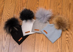 Load image into Gallery viewer, Ribbed Pom-Pom Hat
